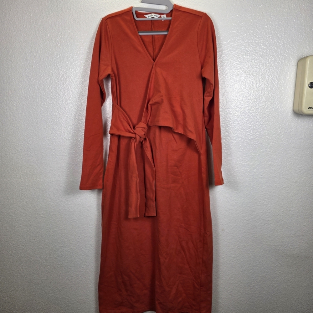 Peace Love World Women's French Terry Tie Waist Dress Size XS‎